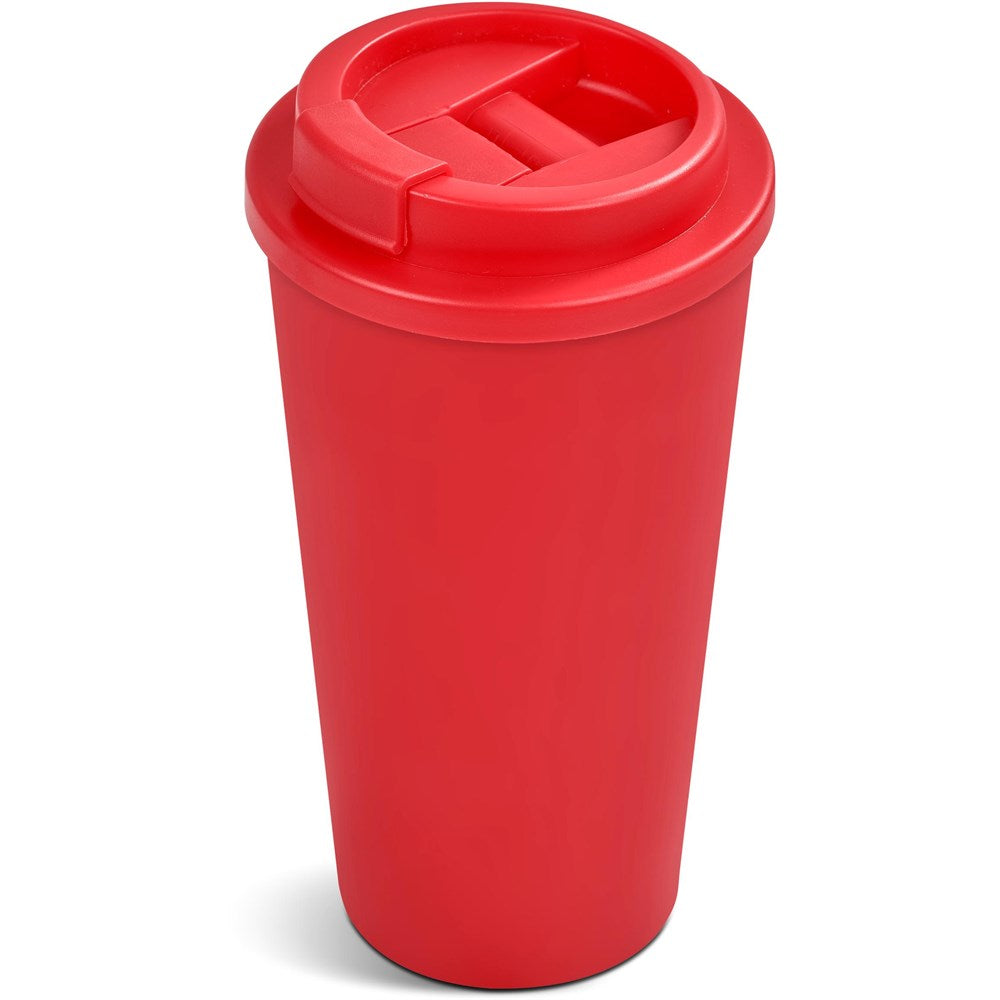 Altitude Friday Plastic Double-Wall Tumbler - 450ml - Red