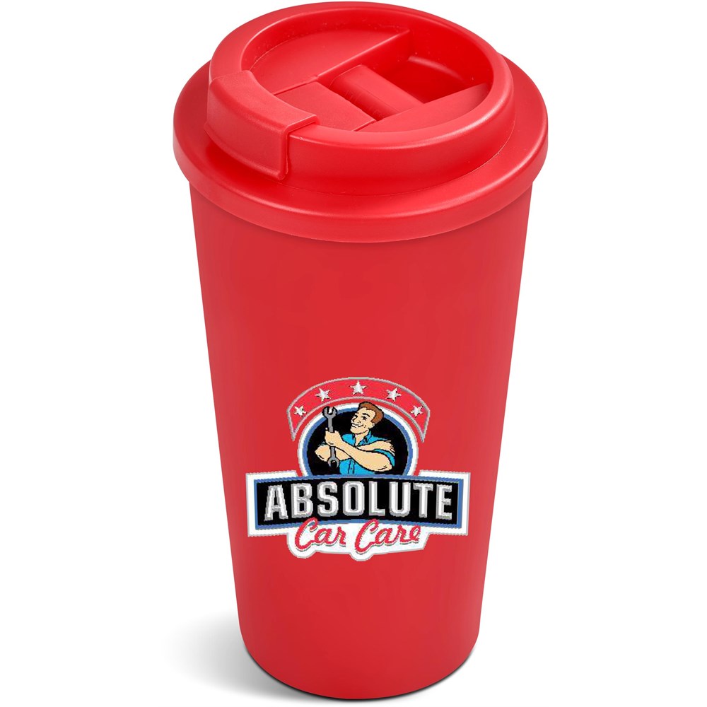 Altitude Friday Plastic Double-Wall Tumbler - 450ml - Red