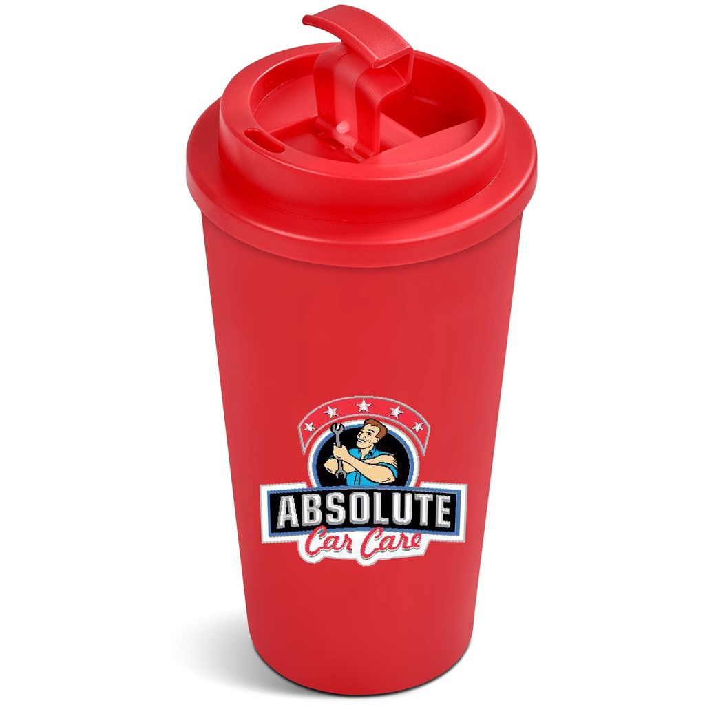 Altitude Friday Plastic Double-Wall Tumbler - 450ml - Red