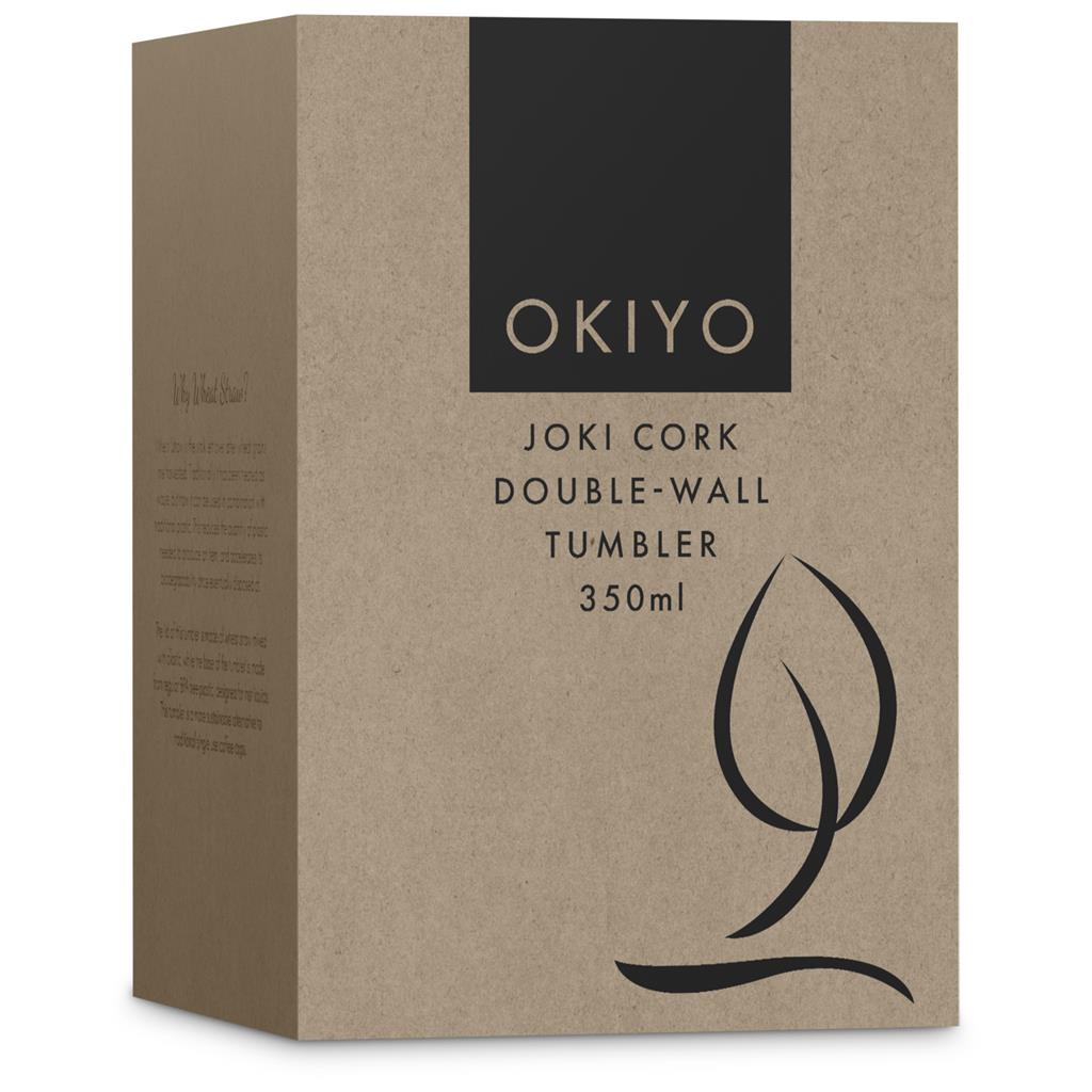 Okiyo Joki Cork & Plastic Double-Wall Tumbler - 350ml