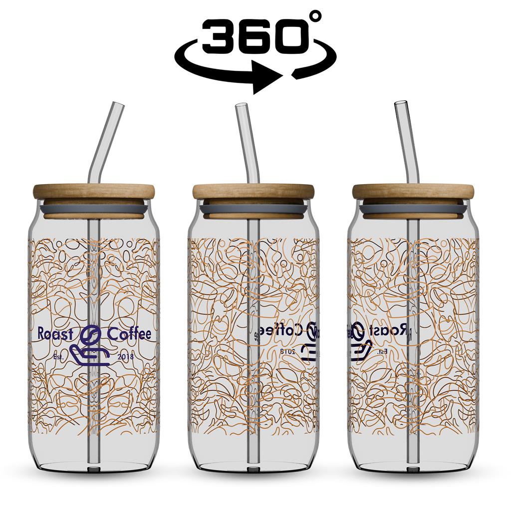 Okiyo Natsu Glass & Bamboo Tumbler - 500ml