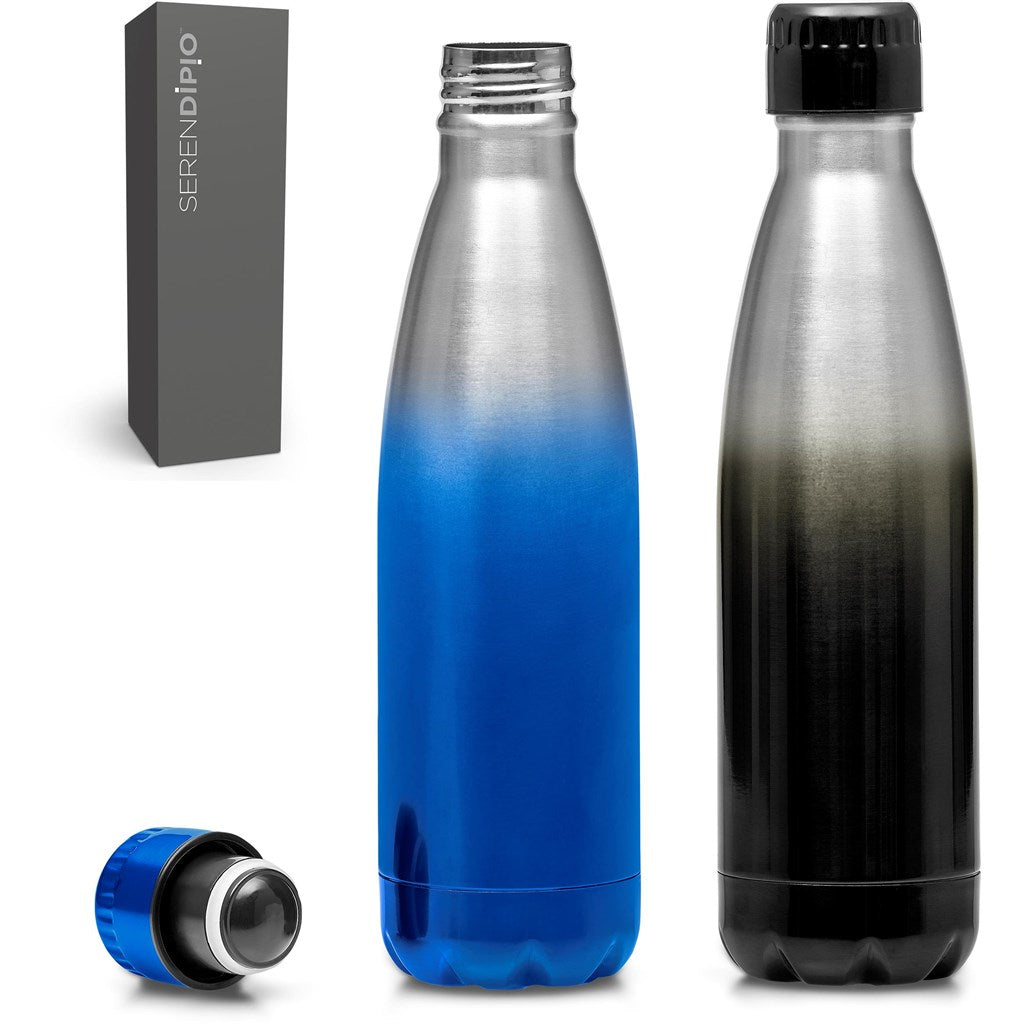 Serendipio Chandler Stainless Steel Vacuum Water Bottle - 500ml - Black