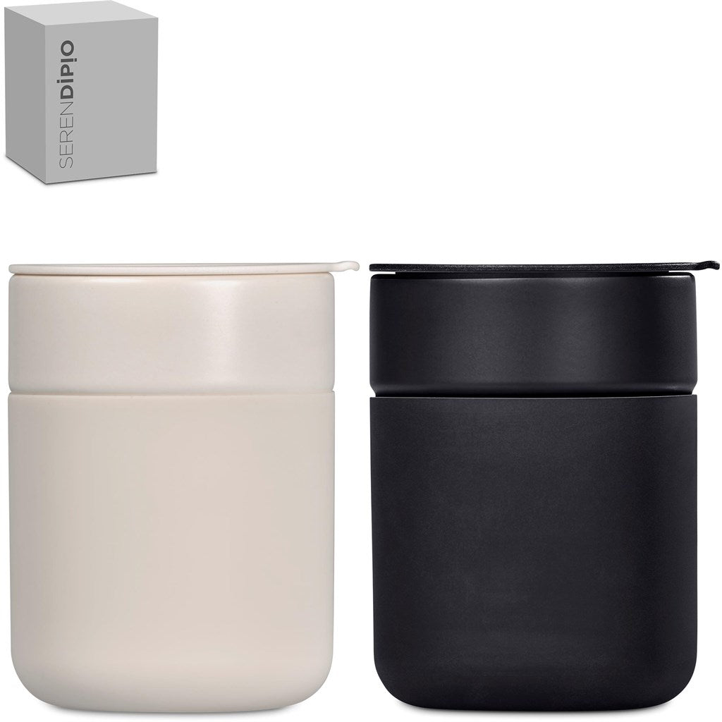Serendipio Pimlico Ceramic Coffee Tumbler – 300ml - New Blue