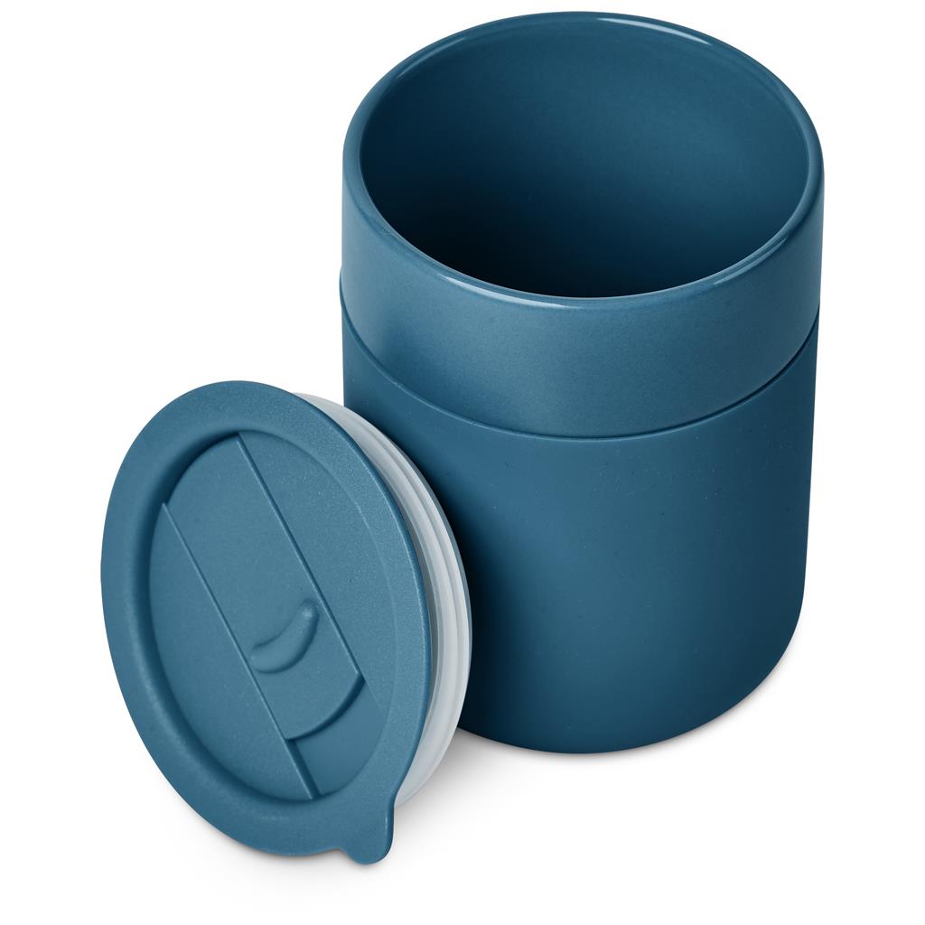 Serendipio Pimlico Ceramic Coffee Tumbler – 300ml - New Blue