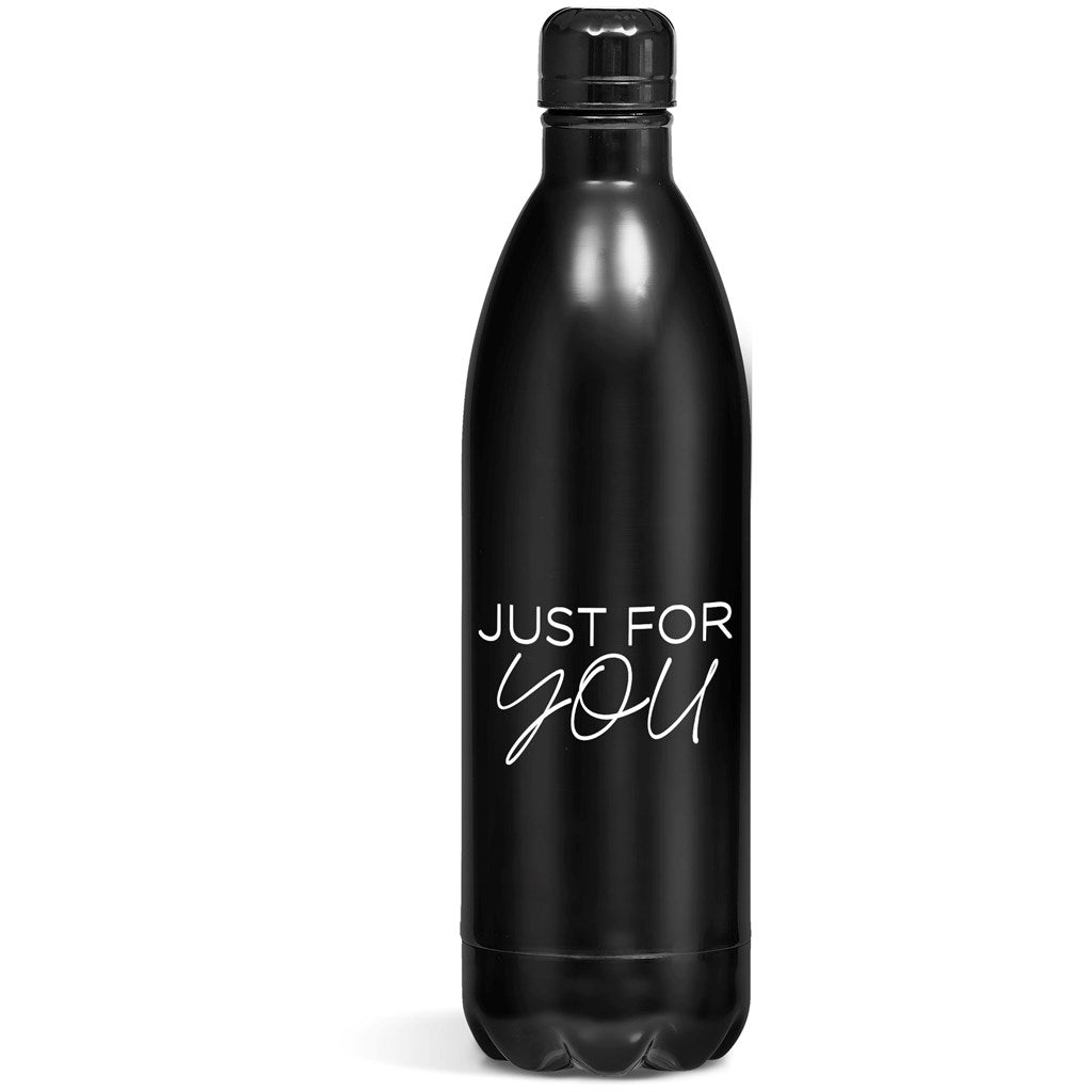 Serendipio Atlantis Stainless Steel Vacuum Water Bottle - 1 Litre - Silver