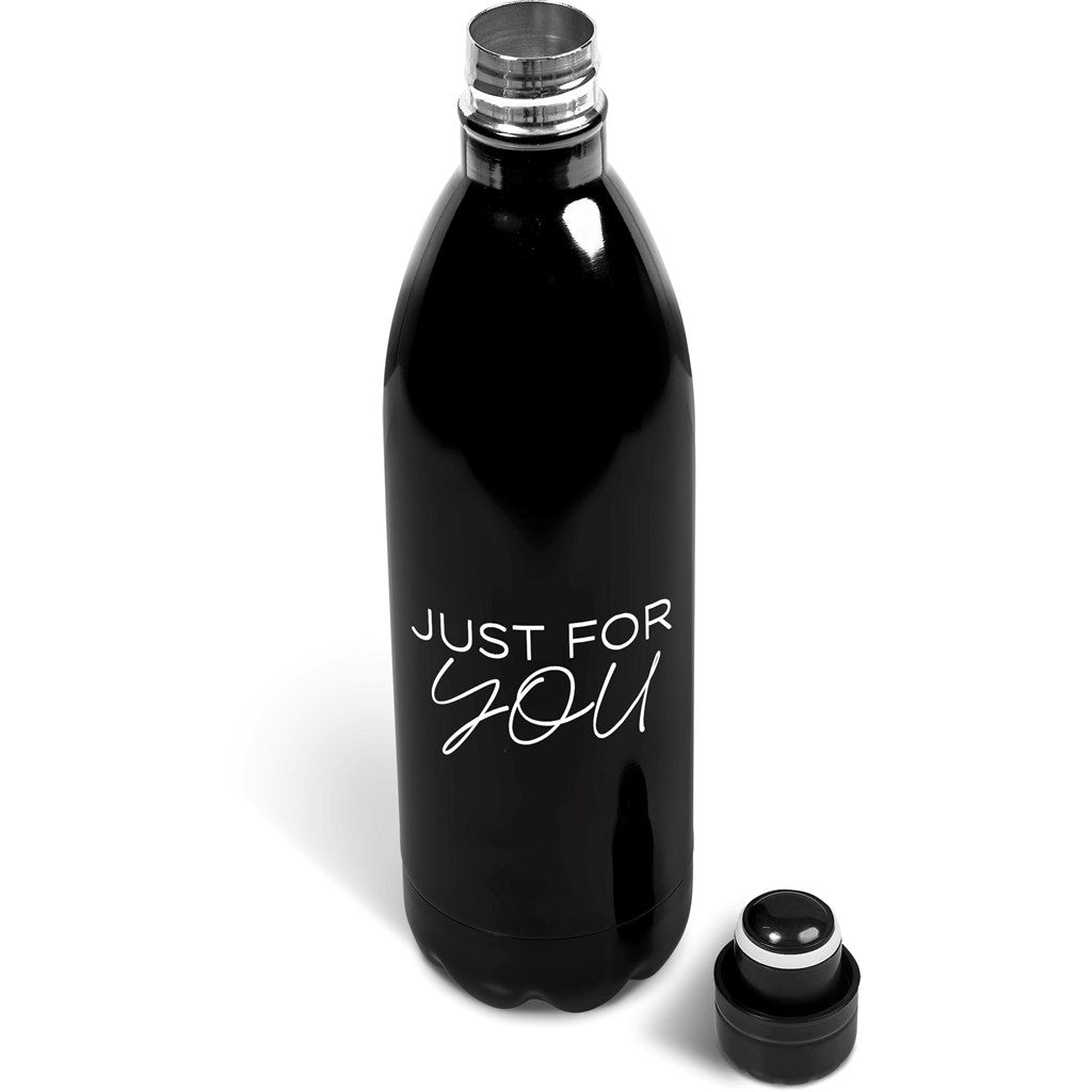 Serendipio Atlantis Stainless Steel Vacuum Water Bottle - 1 Litre - Silver