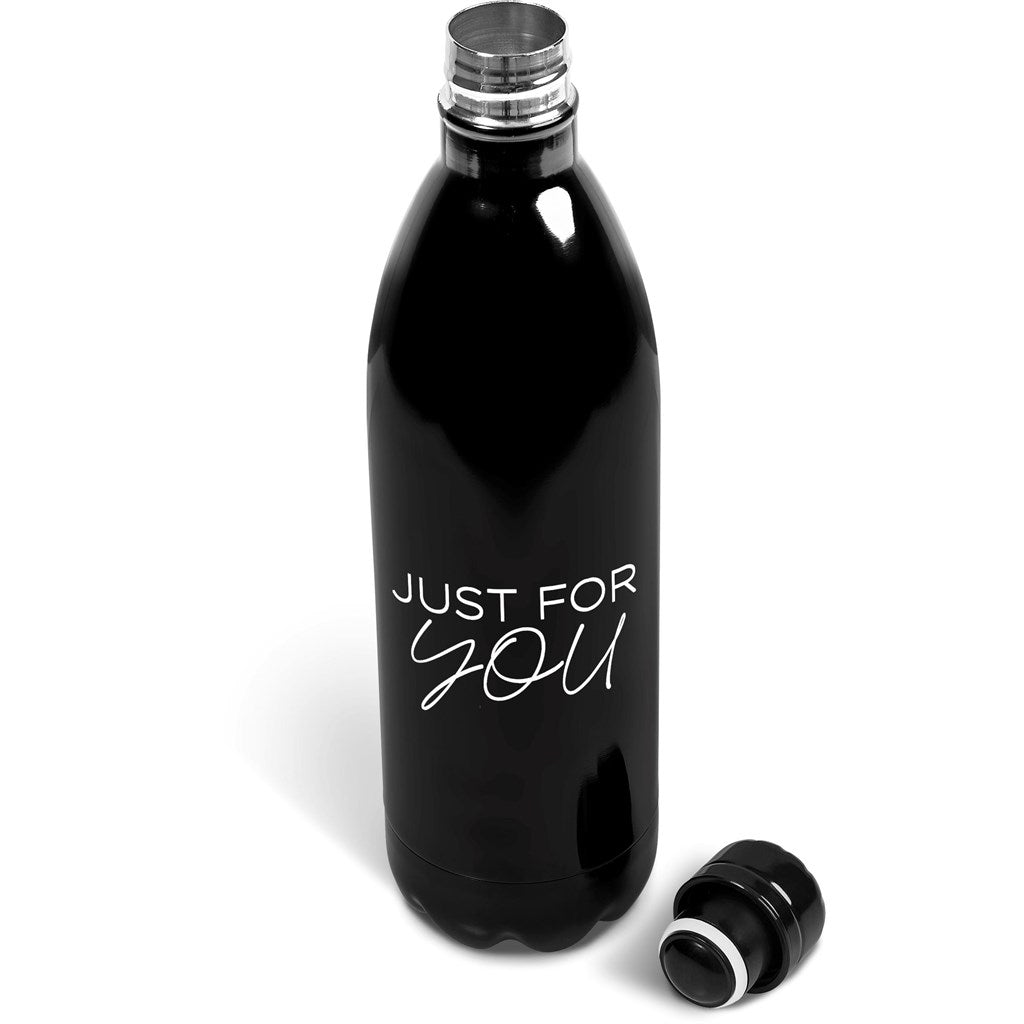Serendipio Atlantis Stainless Steel Vacuum Water Bottle - 1 Litre - Silver