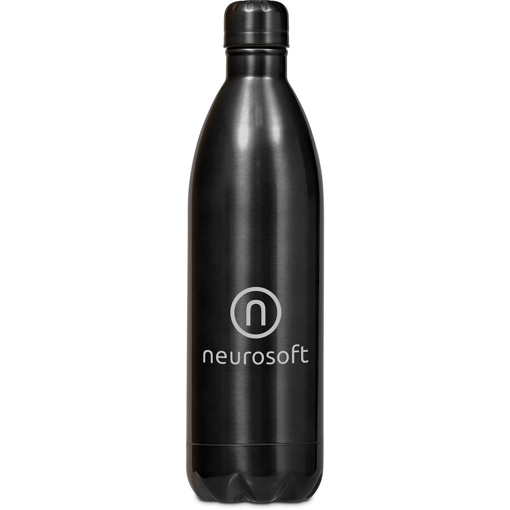 Serendipio Atlantis Stainless Steel Vacuum Water Bottle - 1 Litre - Silver