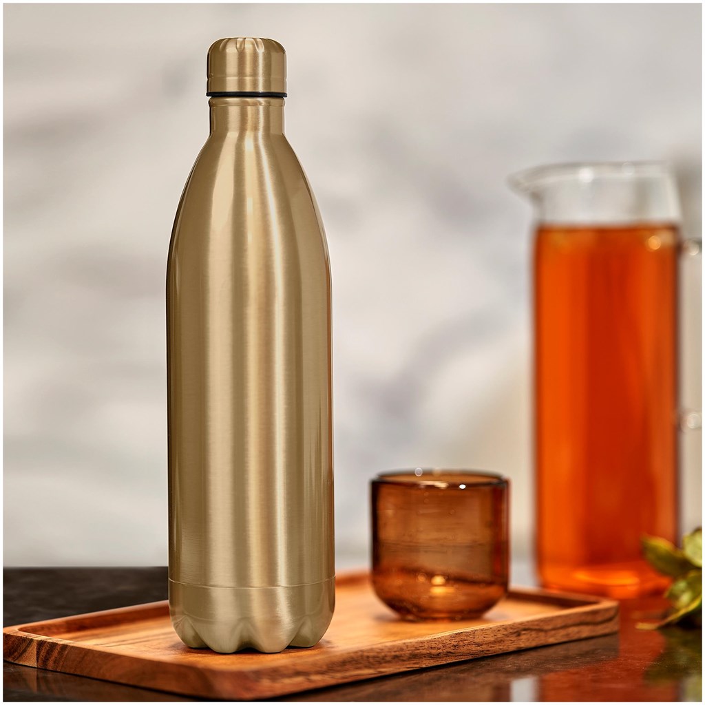 Serendipio Atlantis Stainless Steel Vacuum Water Bottle - 1 Litre - Silver