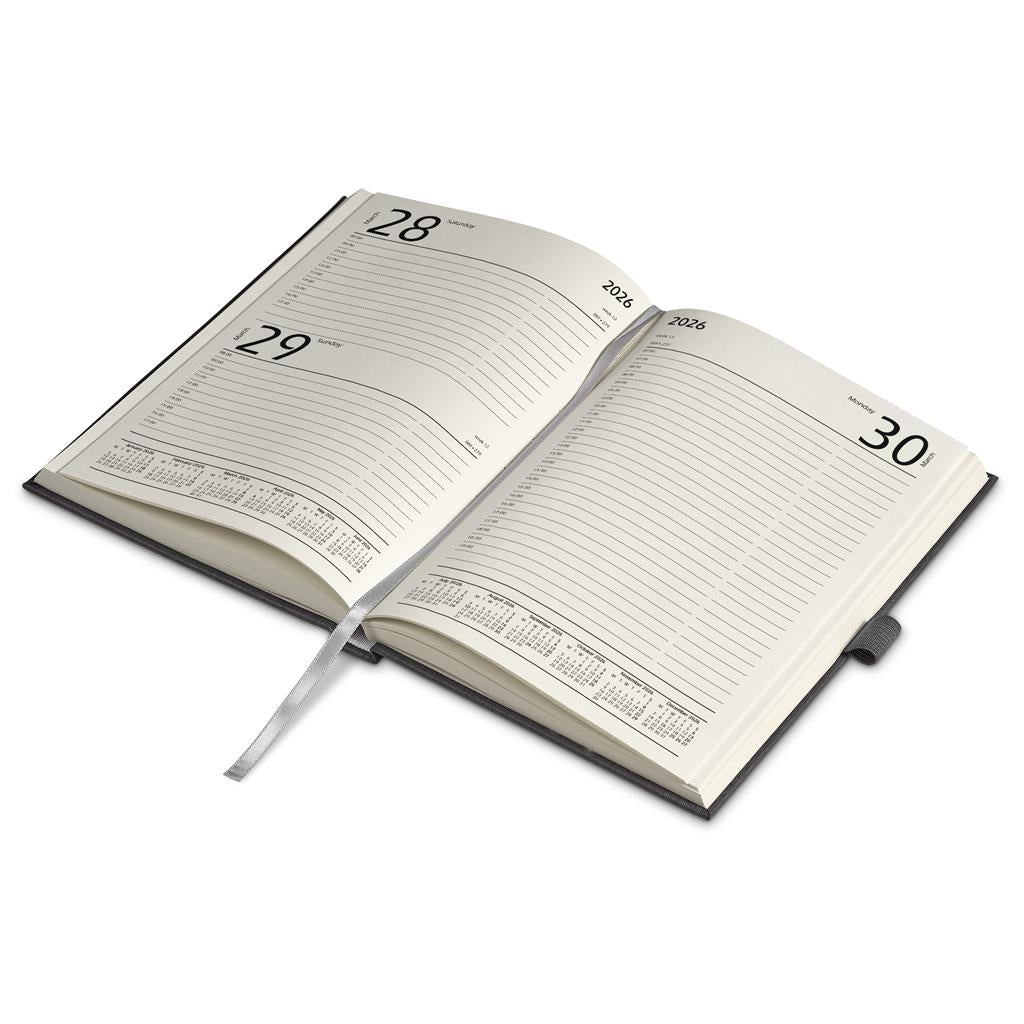 Altitude Oakridge A5 2026 Diary & Pen Set - Grey