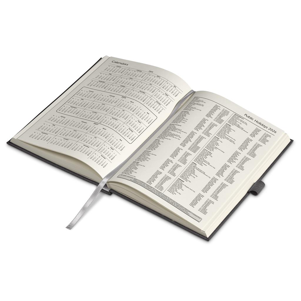 Altitude Oakridge A5 2026 Diary & Pen Set - Grey