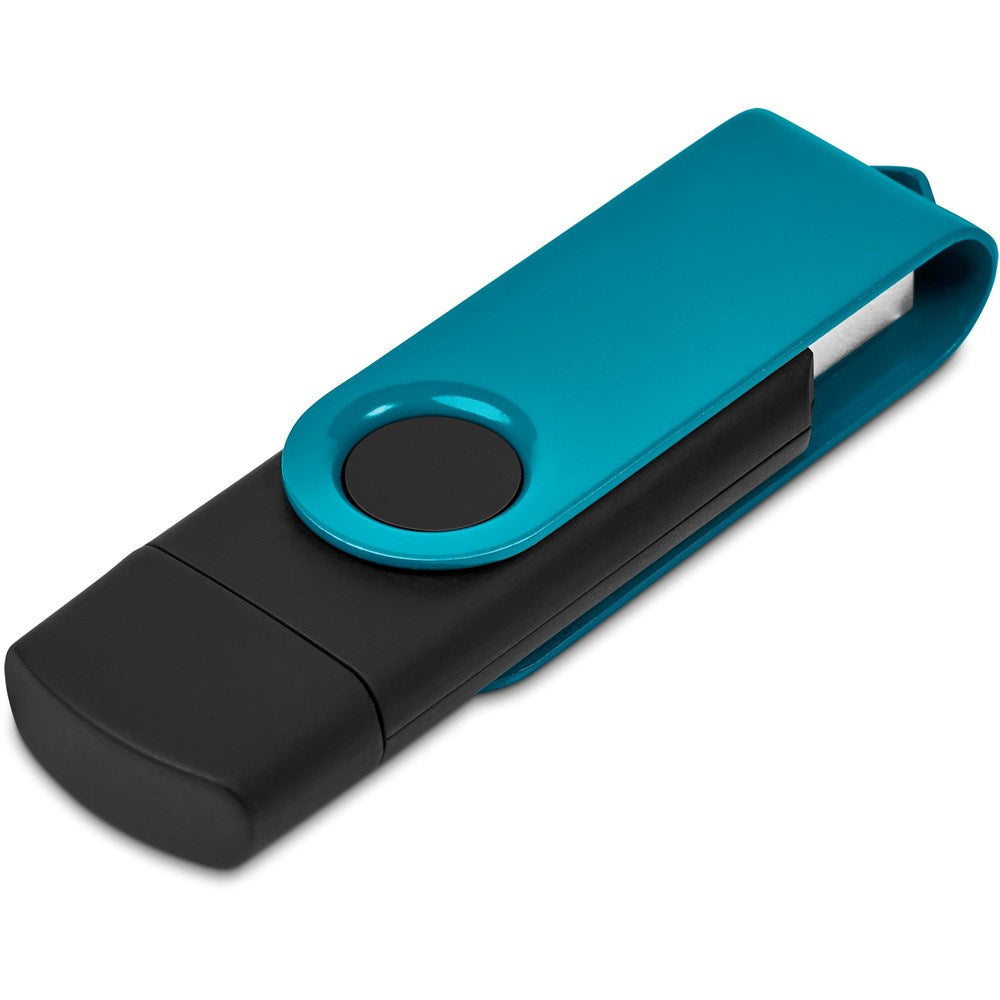 Shuffle Gyro Black Flash Drive – 8GB