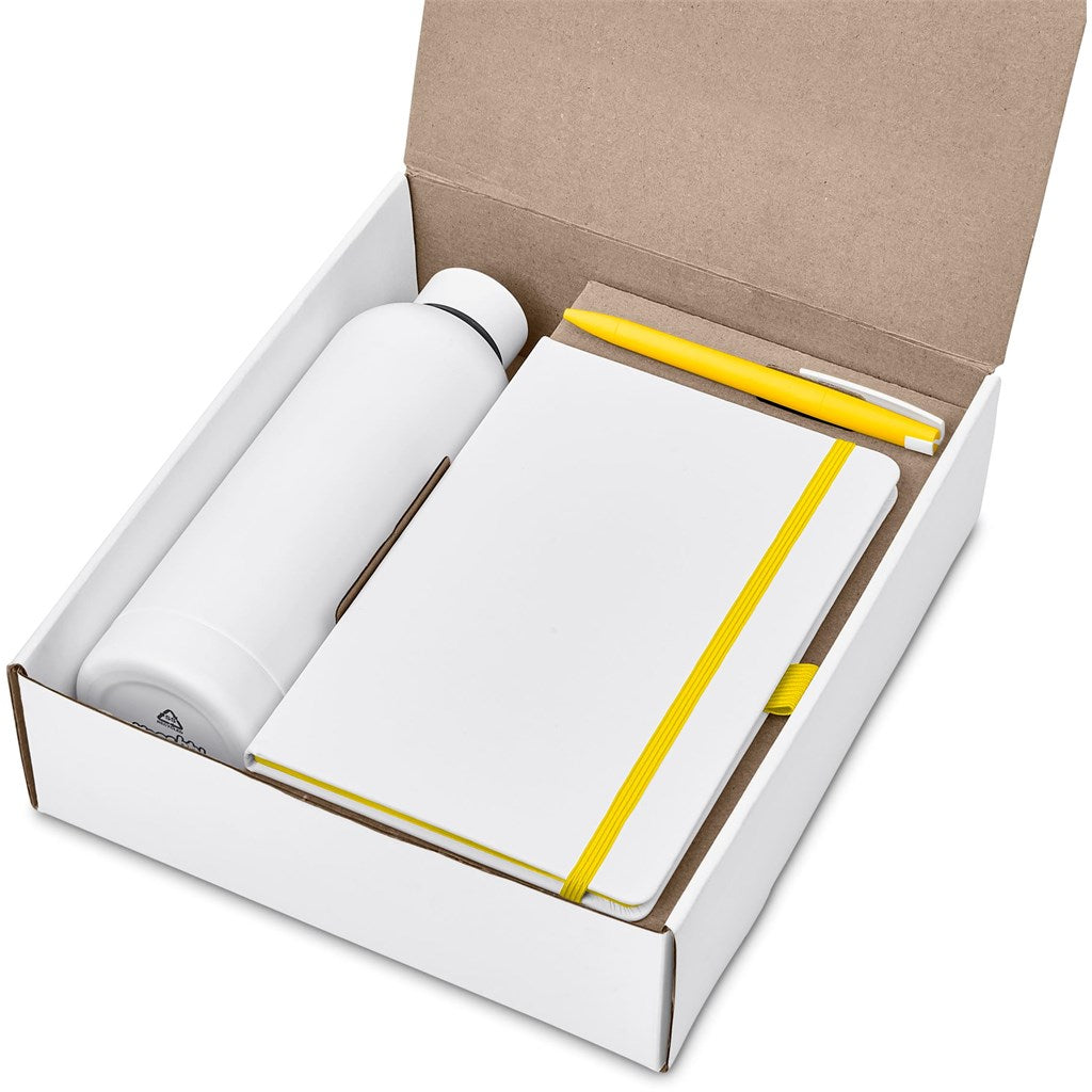 Clark White Gift Set - Yellow