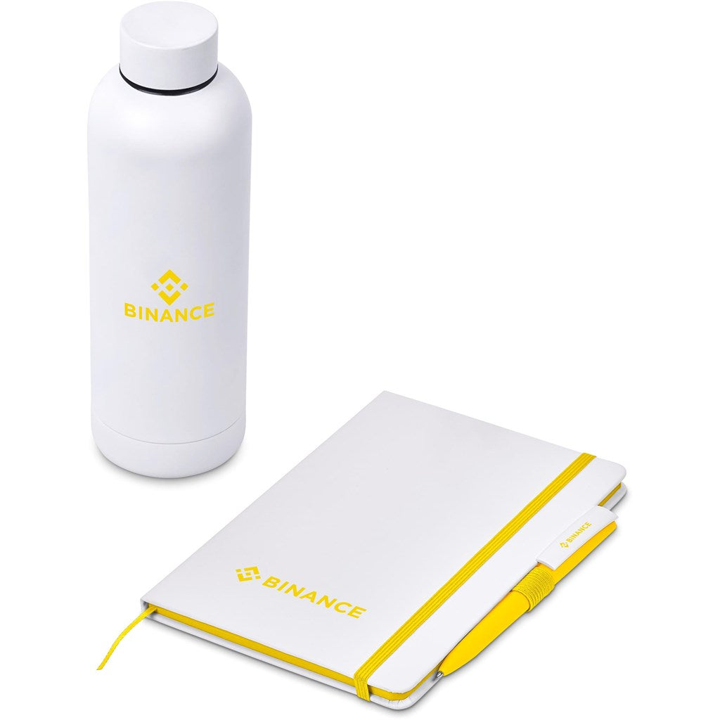 Clark White Gift Set - Yellow