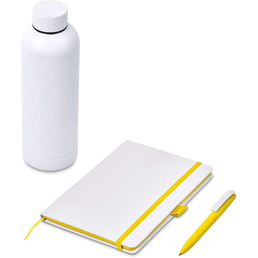 Clark White Gift Set - Yellow