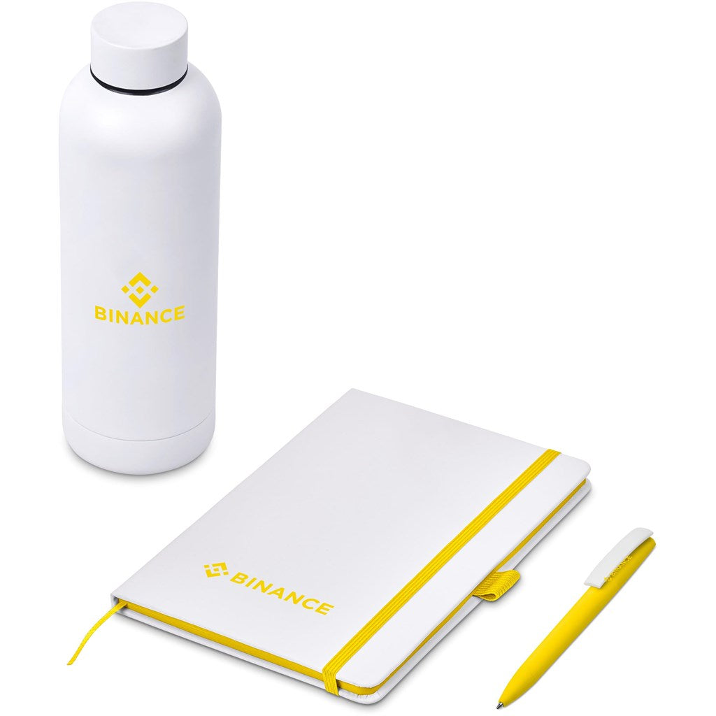 Clark White Gift Set - Yellow