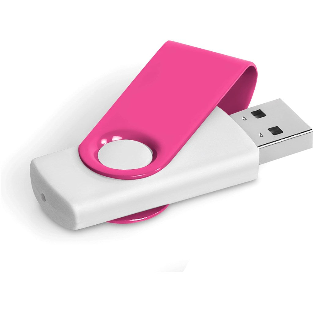 Axis Gyro White Flash Drive - 32GB