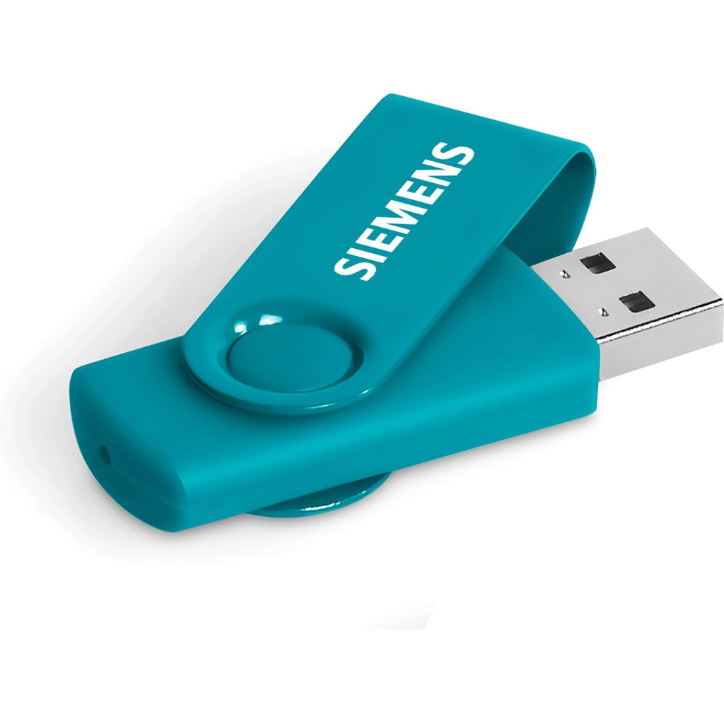 Axis Gyro Flash Drive - 8GB - Turquoise