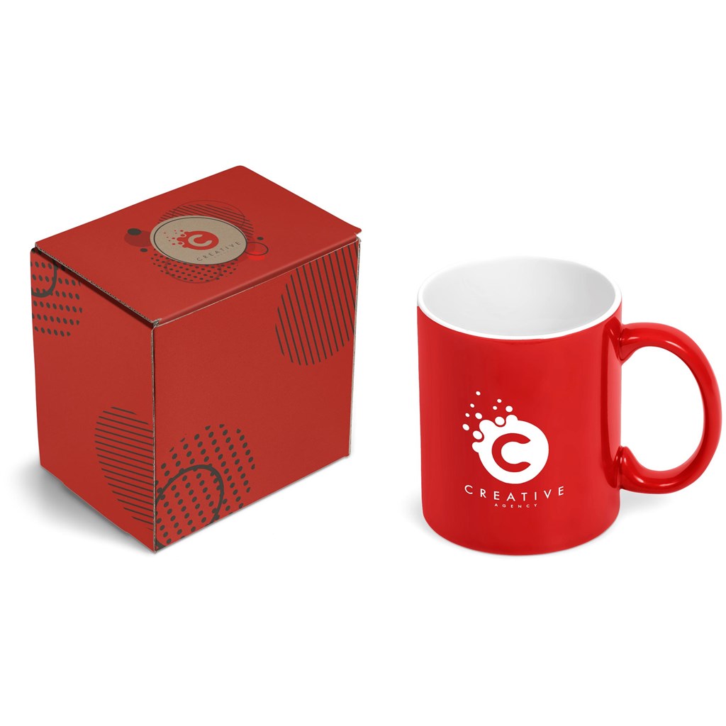 Omega Mug in Bianca Custom Gift Box