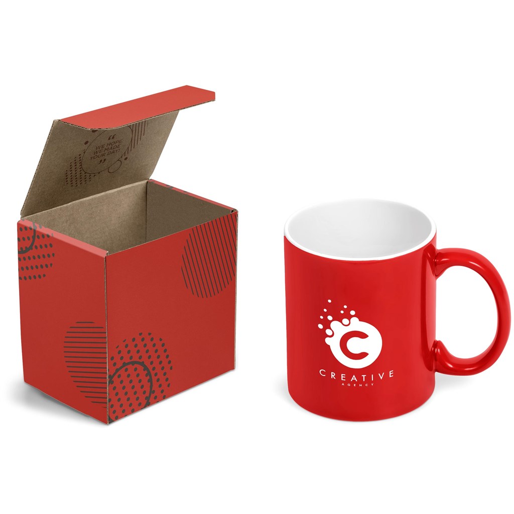 Omega Mug in Bianca Custom Gift Box