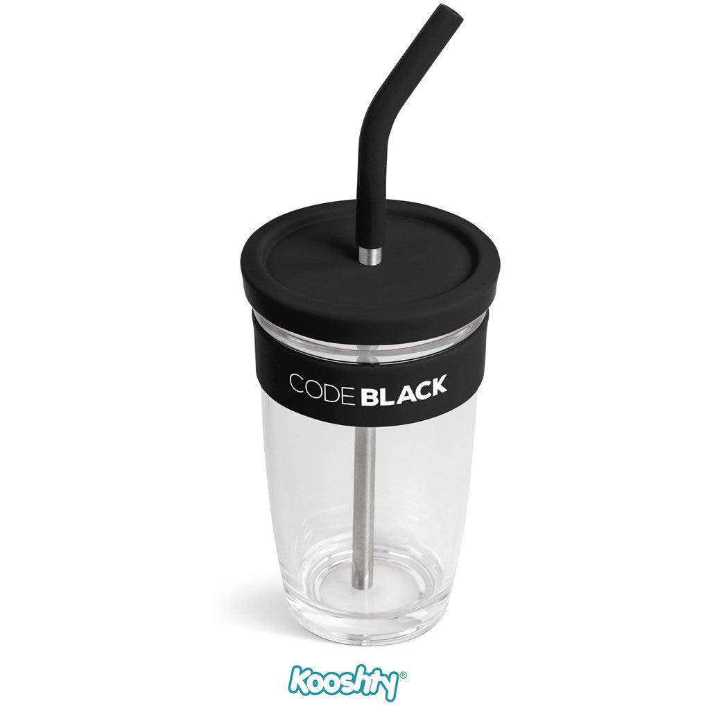 Kooshty Slurp Glass Kup & Straw - 480ML