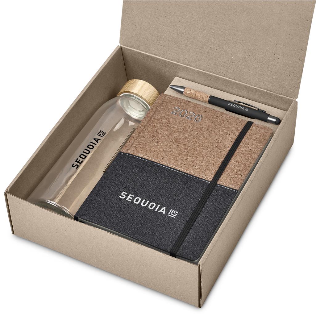 Okiyo Tekina Diary Gift Set - Black