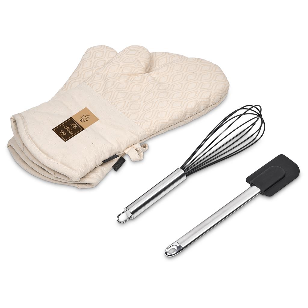 Serendipio Pastry Chef Baking Gift Set - Pair - Natural