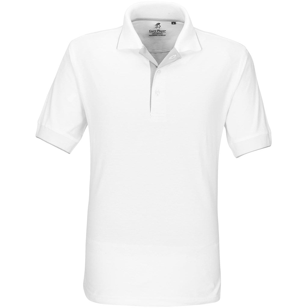 Mens Wentworth Golf Shirt - White