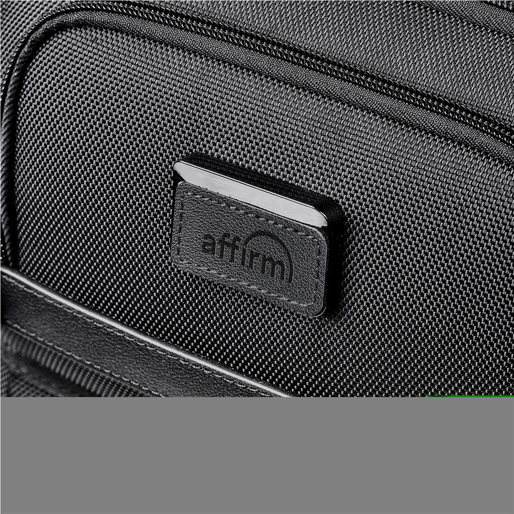 Alex Varga Portofino Leather Laptop Bag - Black