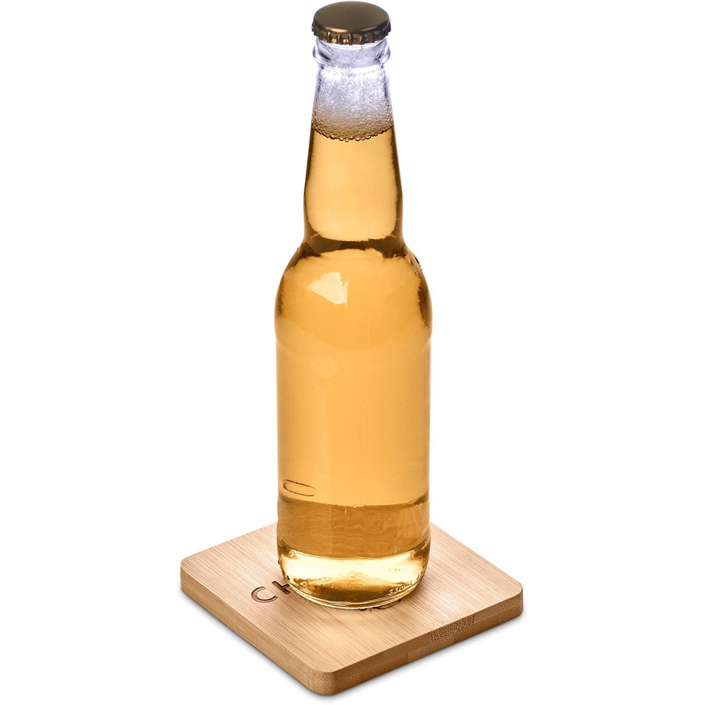 Drifter Bamboo Bottle Opener Coaster