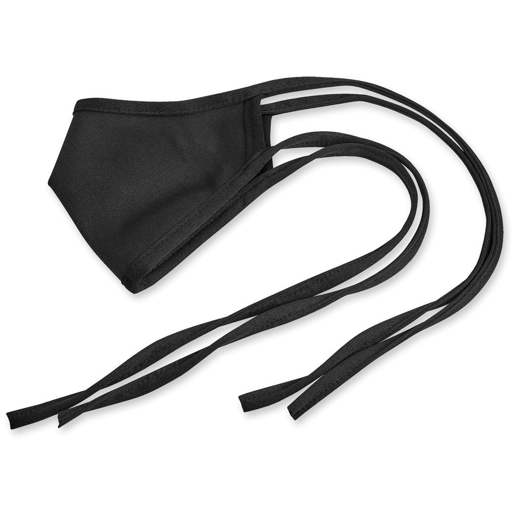 Alto Kids Double Layer Tie-Back Face Mask - Black