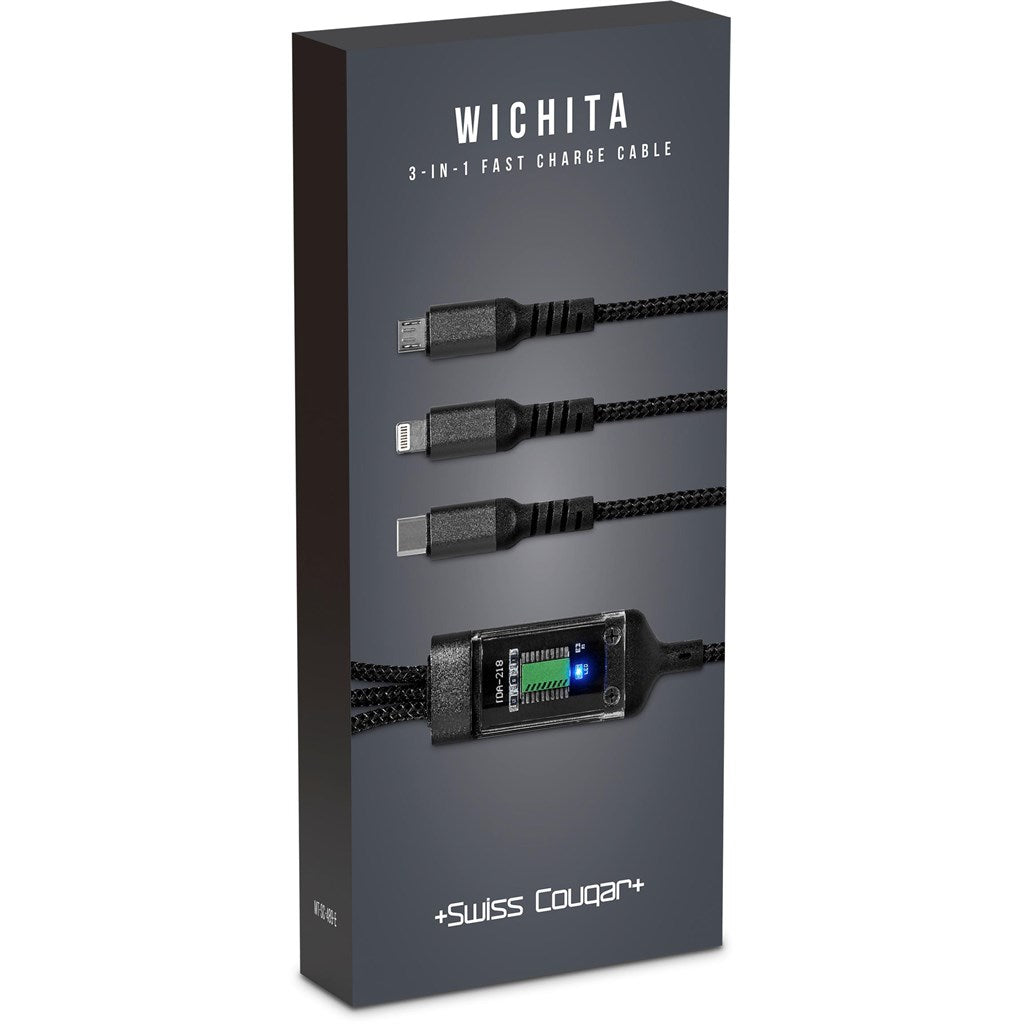 Swiss Cougar Wichita 3-in-1 Fast Charge Cable