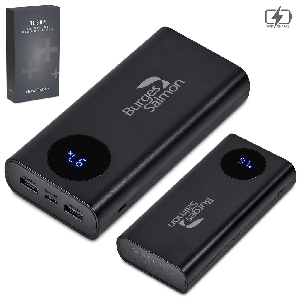 Swiss Cougar Busan Fast Charge 20W Power Bank