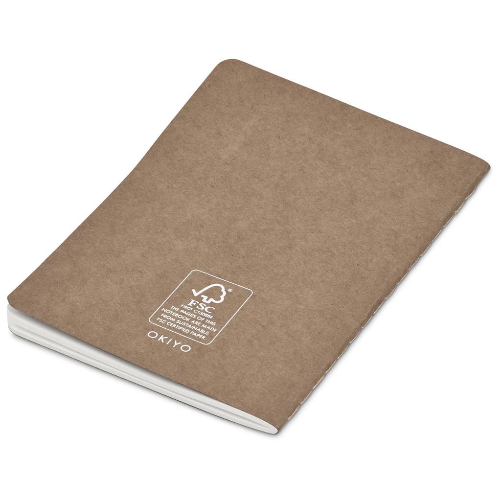 Okiyo Emika FSC A5 Soft Cover Notebook - Natural