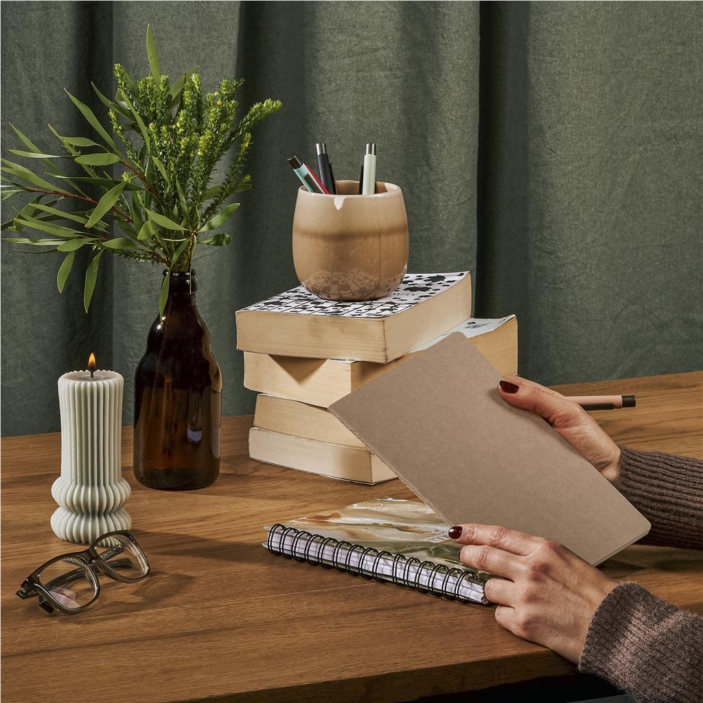 Okiyo Emika FSC A5 Soft Cover Notebook - Natural