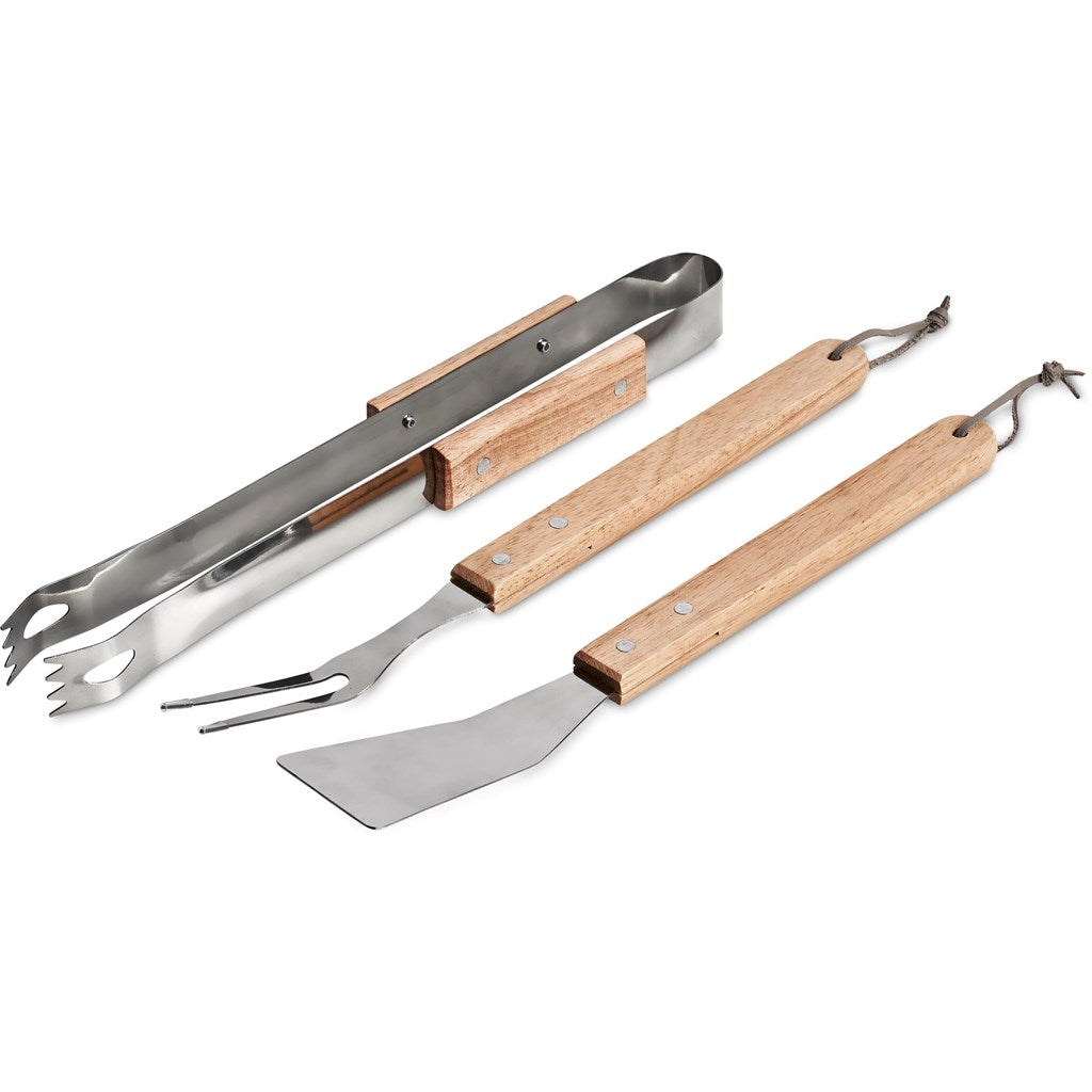 Altitude Palma Bamboo 3-Piece Braai Set