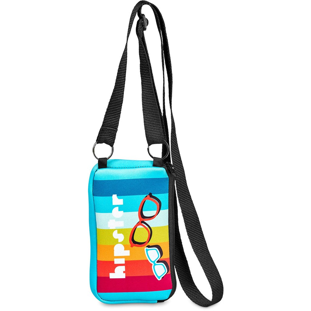 Pre-Printed Sample Hoppla Paarl Neoprene Cell Phone Pouch