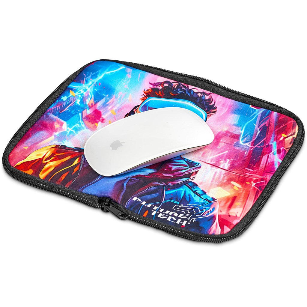 Pre-Printed Sample Hoppla Dinky Neoprene Mouse Pad Pouch