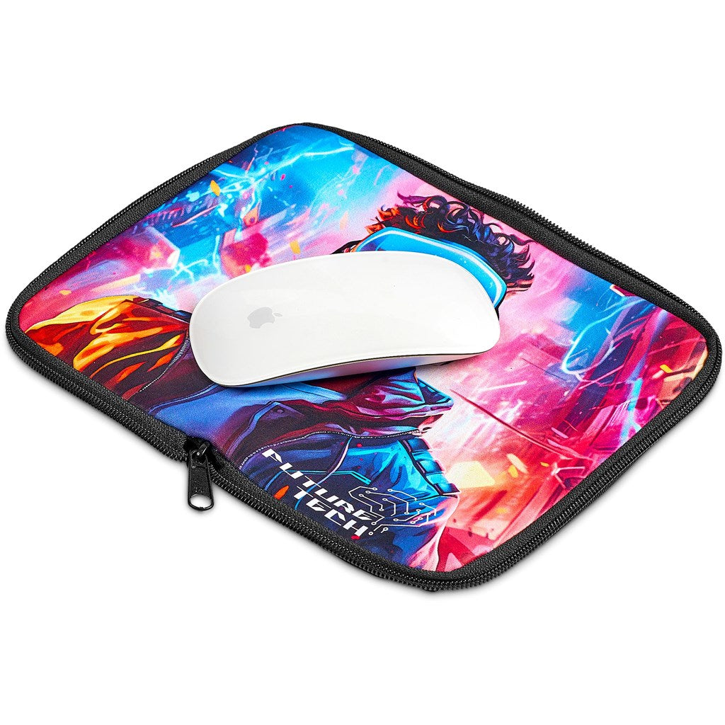 Pre-Printed Sample Hoppla Dinky Neoprene Mouse Pad Pouch