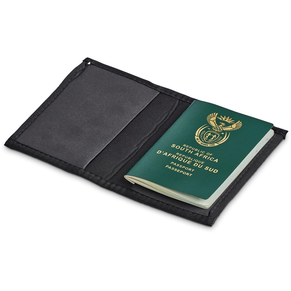 Pre-Printed Sample Hoppla Zambezi Neoprene Passport Cover