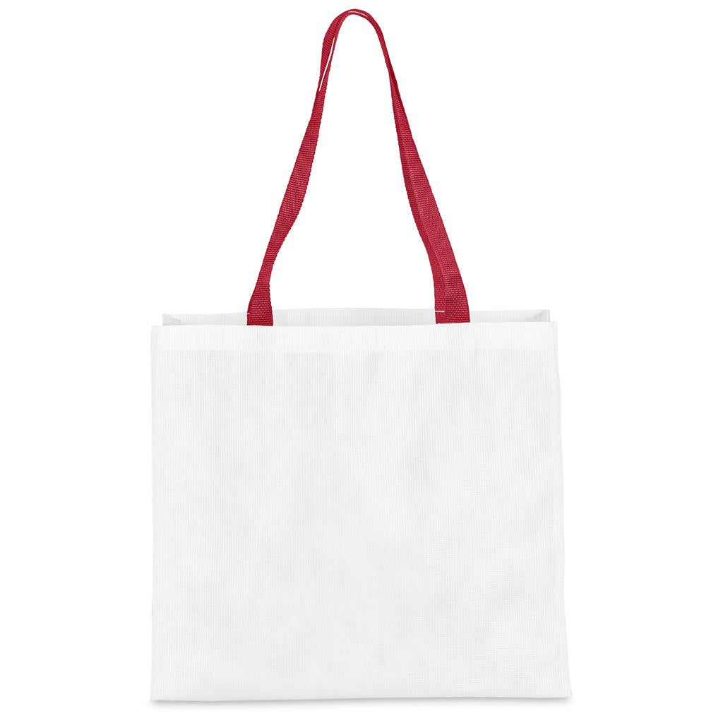 Pre-Printed Sample Hoppla Footloose RPET Stitch-Bond Shopper
