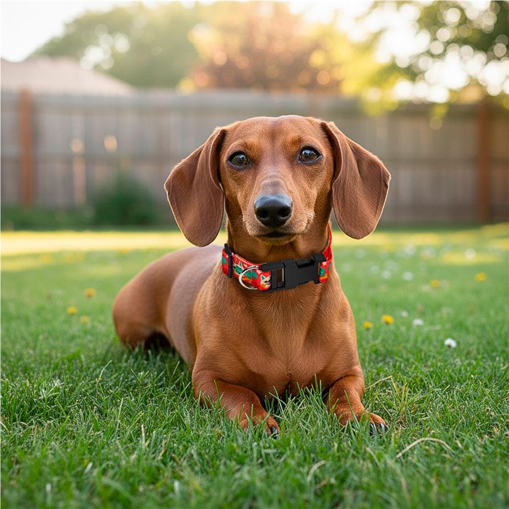 Pre-Printed Sample Hoppla Rambo Polyester Dog Collar