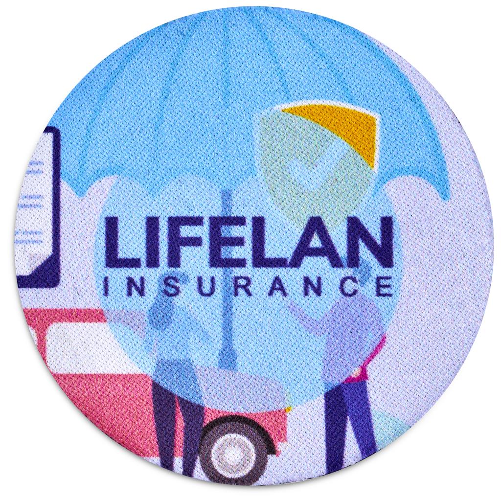 Pre-Printed Sample Hoppla Cuppa Neoprene Car Cup Coaster