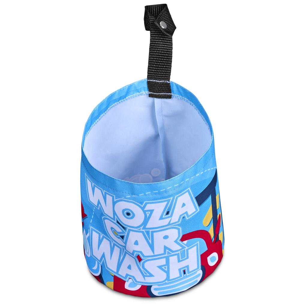 Pre-Printed Sample Hoppla Auto Polyester Car Refuse Holder