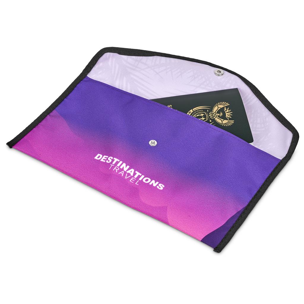 Pre-Production Sample Hoppla Flitz Polyester Travel Wallet