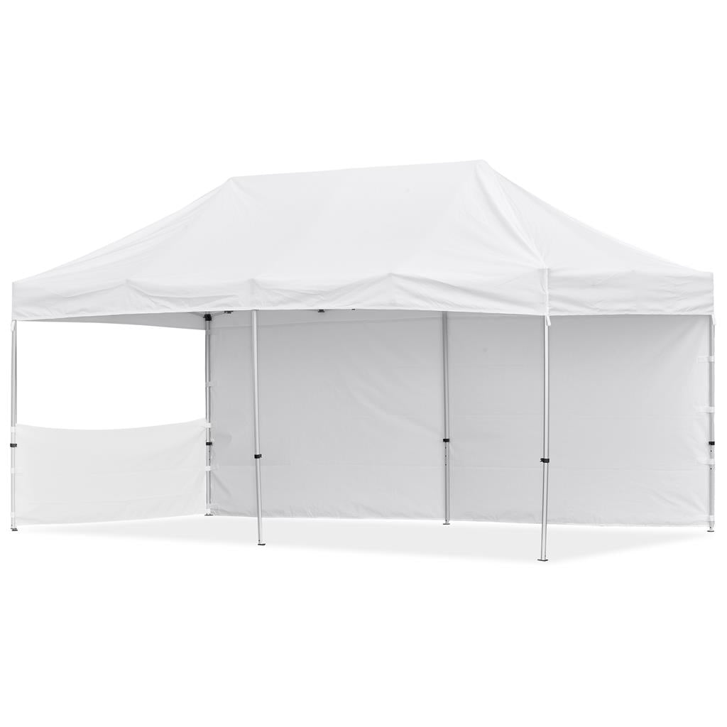 Coated Steel Sublimated Gazebo 6m x 3m 1 SS H-Wall 1 LS F-Wall