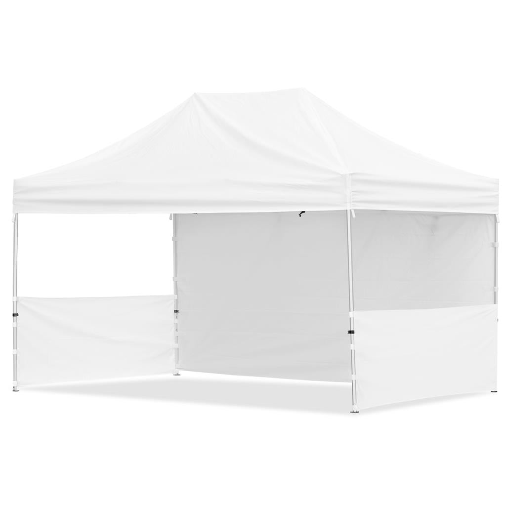 Coated Steel Sublimated Gazebo 4.5m x 3m 1 Long Full-Wall Skin 2 Short Half-Wall Skin