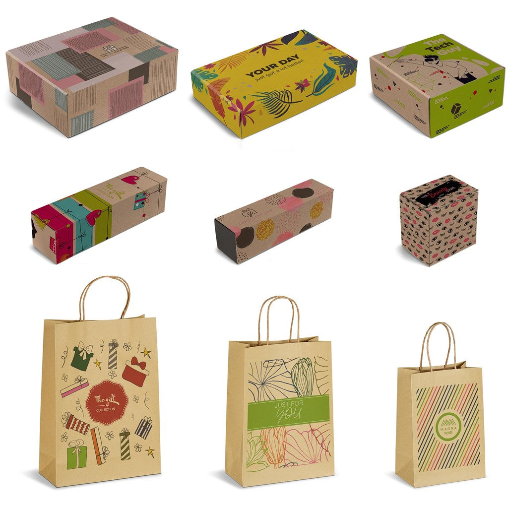 Sample Pack Branded Custom Kraft Packaging