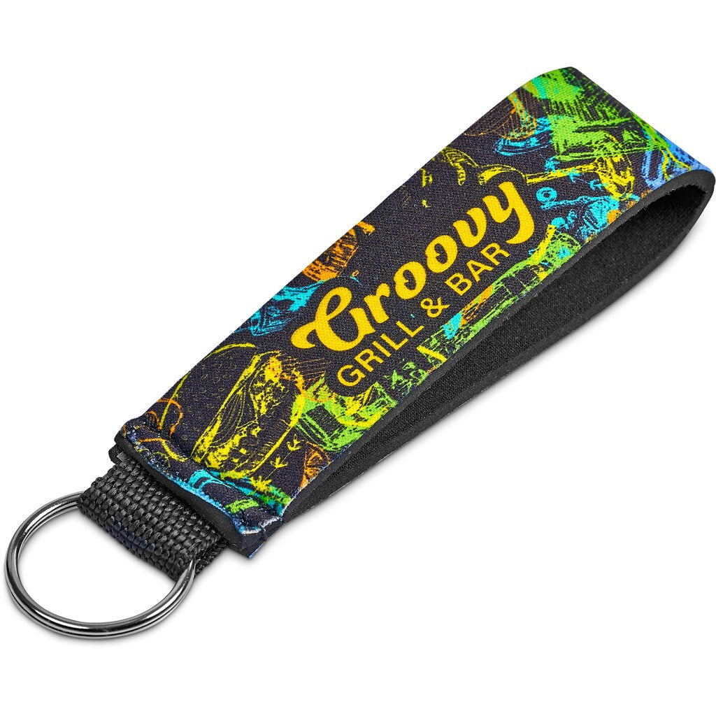 Pre-Printed Sample Hoppla Two Ocean Neoprene Wrist Keyring