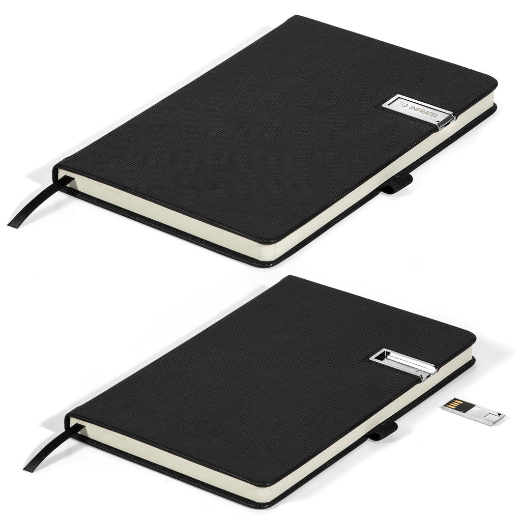 Cypher A5 Hard Cover USB Notebook - 8GB